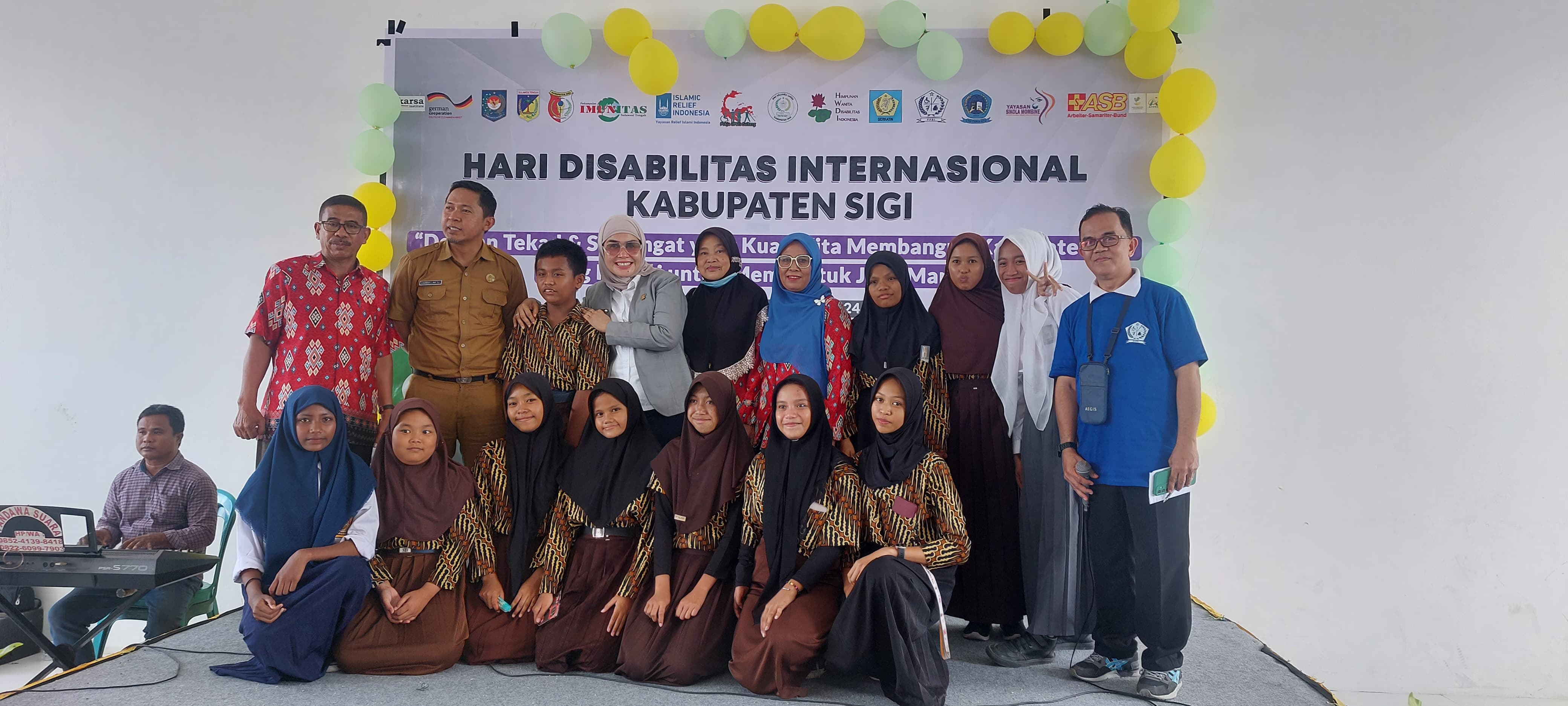 Partisipasi SLB Negeri Porame Dalam Perayaan Hari Disabilitas Internasional di Kabupaten Sigi